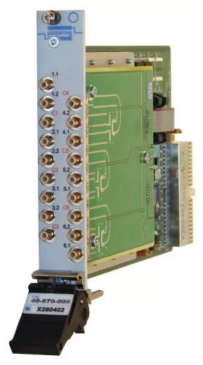 Hex,SPDT,DC-3GHz50Ohm,SMB, PXI RF Switch, 40-870-006