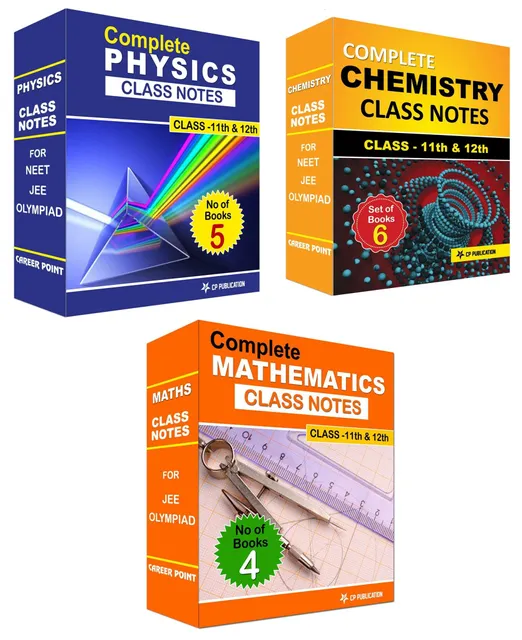 Class Notes of Complete PCM (Set of 15 Volumes) For JEE Main & Advanced