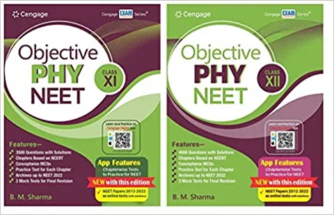 Cengage Objective Physics For Neet, 2-Books Set (Class-11 + 12) (By-B.m.sharma) Latest Revised Edition 2023