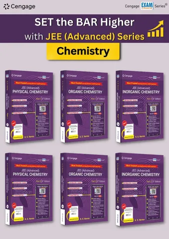 Chemistry Combo for JEE Advanced: Physical Chemistry (1 & 2) + Organic Chemistry (1 & 2) + Inorganic Chemistry (1 & 2) Set of 6 Books with Free Online Assessments & Digital Content