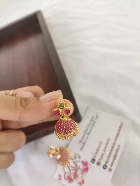 Ruby earrings