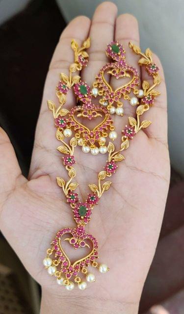 Cz multi necklace