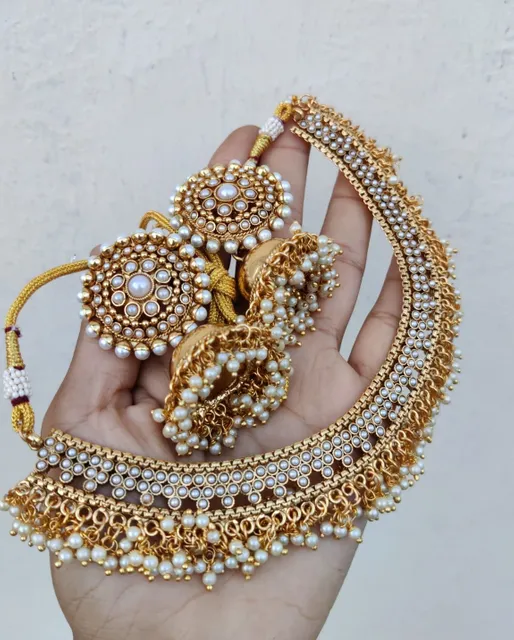 Pearl guttapusulu necklace