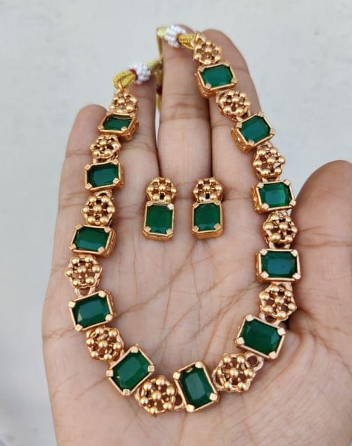 Green necklace