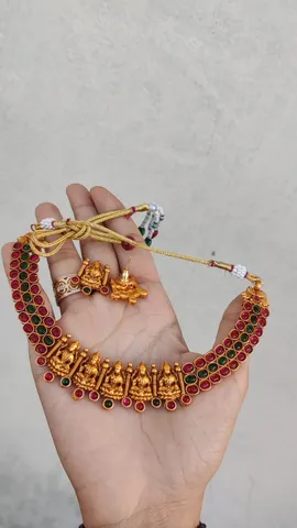 Lakshmi temple necklace