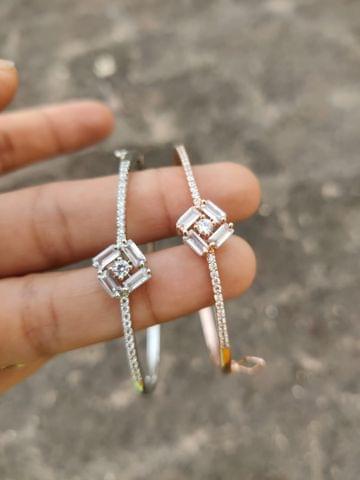 Bracelet rose gold n American diamond
