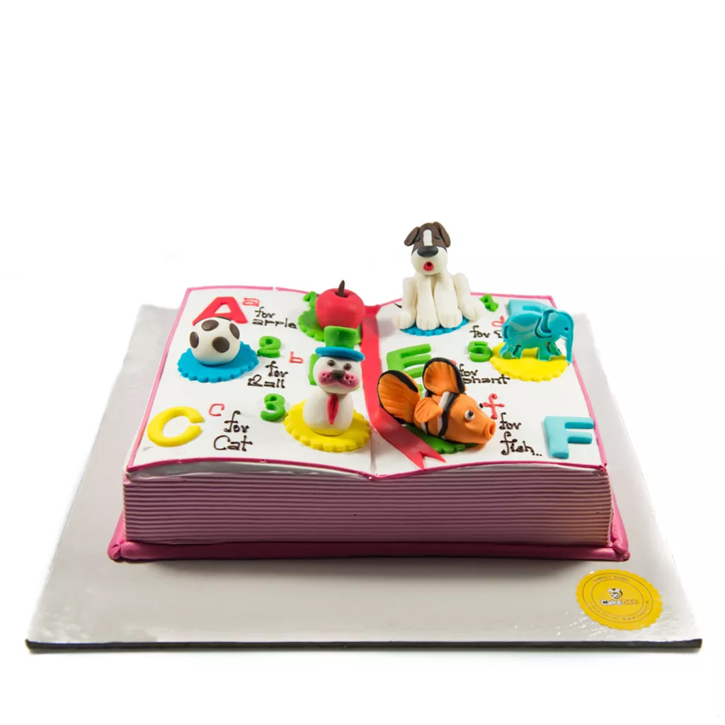 Alphabet Book Cake