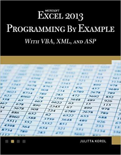 Microsoft Excel 2013 Programming By Example