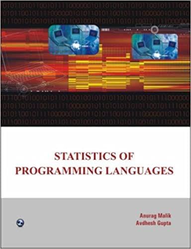 Statistics of Programming Languages