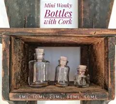 Mini Wonky Bottle with Cork