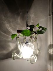Hanging Planter with Light
