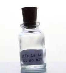 Mini Wonky Message in Bottle - FEMINISM