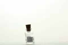 Mini Wonky Message in Bottle - LOVE