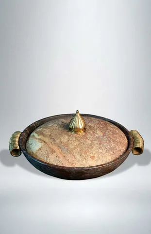 Stone Tableware Bowl With Lid