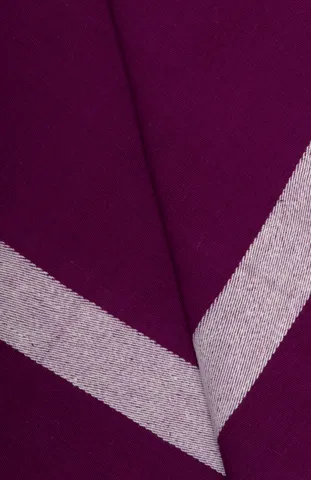 Handwoven Purple Cotton Gamchha