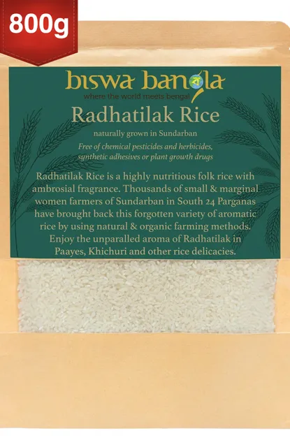 800g Radhatilak Rice from Sundarban - set of two packs