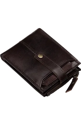 Gents Leather Wallet - Brown