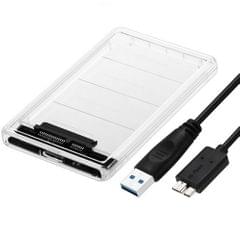 2.5" Transparent Hard Drive Enclosure USB 3.0 to SATA3 5gbps