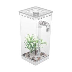 Self Cleaning Small Fish Tank Bowl Convenient Acrylic Desk