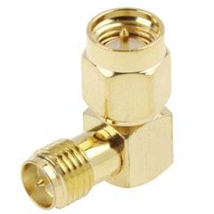 Gold Plated SMA Male to RP-SMA Female Adapter