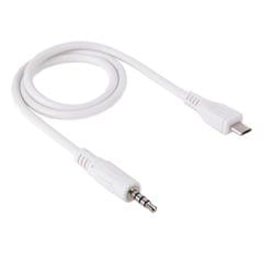 3.5mm Male to Micro USB Male Audio AUX Cable, Length: about 50cm