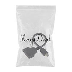 HDMI Splitter Male to Female 1 In 2 Out Cable Converter for Audio TV DVD