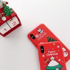 Cute Christmas Tree Soft TPU Case Full Cover Shell for iPhone iPhone X XS
