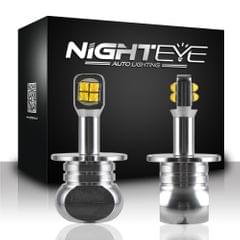 Nighteye H3 80W led fog tail light bulbs driving lamp drl