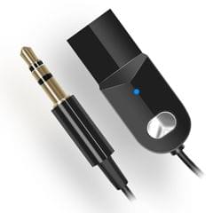 C002 Bluetooth 5.0 USB Car Wireless Bluetooth Receiver (Black)