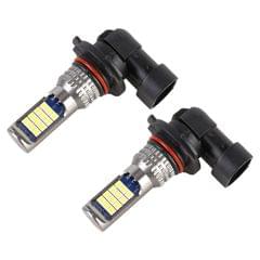 9006 2 PCS DC12-24V / 8.6W Car Fog Lights with 24LEDs SMD-3030 & Constant Current, Bag Packagin