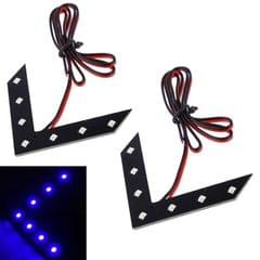 Universal Blue 7 LED 3528 SMD Arrows Light for Car Side Mirror Turn Signal