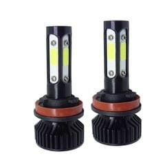 V4 H8 / H9 / H11 2 PCS DC9-36V 22W 2500LM 6000K White Light IP68 Car LED Headlight Lamps