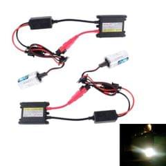 2PCS 35W H1 2800 LM Slim HID Xenon Light with 2 Alloy HID Ballast, High Intensity Discharge Lamp, Color Temperature: 4300K