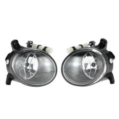 1 Pair Left & Right Front Fog Light Lamp Bulb H11 Replacement Set for AUDI A4 B8 A6 C6 Q5