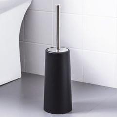 Covered Toilet Bowl Brush with Holder and Long Handle for Bathroom