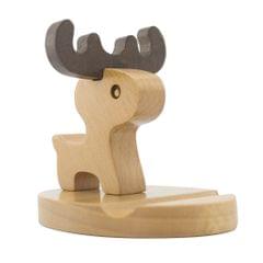 Solid Wood Animal Moible Phone Holder Desk Stand Holder for Phone Tablets