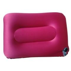 Portable Inflatable Travel Pillows Outdoor Camp Square Air Pillow Red