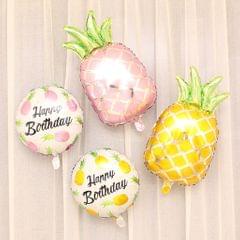 Fruit Pineapple Balloons Hawaiian Luau Inflatable Party Supplier Pink