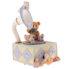 Music Box, Phonograph Style Cartoon Bear Music Box for Girls Gift