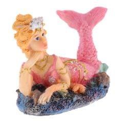 Mermaid Figurine Lying Down Beauty Minature Girls Gift