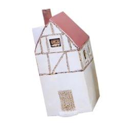 Lovely Exquisite Resin Made Christmas Church for Home Decor
