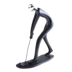 Living Room Bookshelf Wine Cabinet Decor Furnishing Statue Golf