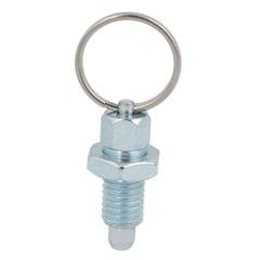 Index Plunger Steel Pull Ring and Lock Nut Spring Loaded Plunger M6-M16