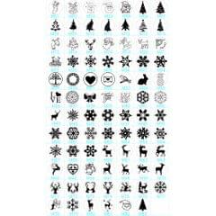 Initial Retro Seal Wax Xmas Snowflake Sealing Stamp Stick for Invitations
