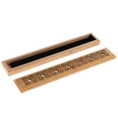 Hollow Bamboo Incense Stick Burner Wooden Censer for Home Decor