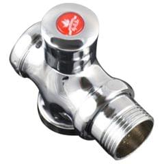 Toilet Push Flush Valve Surface Mounted Flusher Alloy