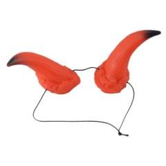Devil OX Horns Costume Party Hair Cosplay Headband Halloween Hair Headpiece