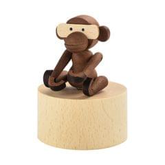 ammoon Wooden Music Box with Cute Figurine Home Decor Crafts