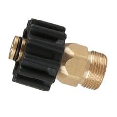 High Pressure Cleaner Water Pipe Machine Water Outlet Adapter M22 Black