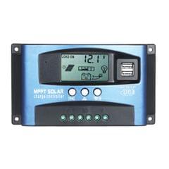 30A Mppt Solar Charge Controller Dual Usb Lcd Display Auto